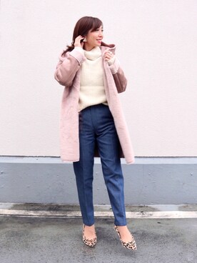 RINAさん(レディース・160cm)の冬コーディネート