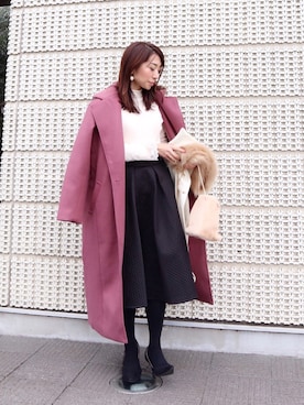 RINAさん（レディース・160cm）の冬コーディネート