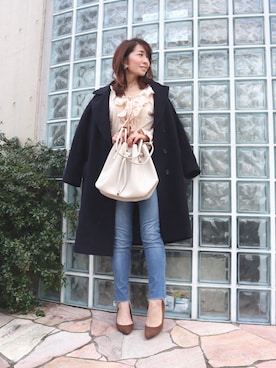 RINAさん(レディース・160cm)の冬コーディネート