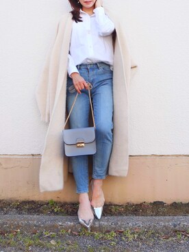 RINAさん(レディース・160cm)の冬コーディネート