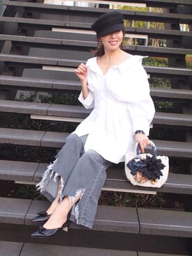 RINAさん(レディース・160cm)の春コーディネート