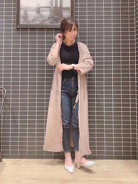 「ＧＷ」｜「アイテム（腕時計）」を使った、RINAさん（レディース・160cm）の春コーディネート