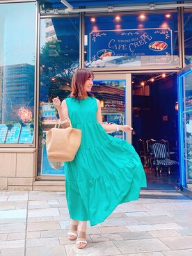 RINAさん（レディース・160cm）の夏コーディネート