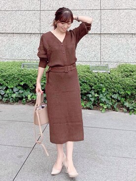 RINAさん(レディース・160cm)の秋コーディネート