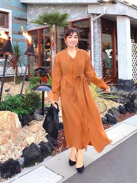 RINAさん（レディース・160cm）の冬コーディネート