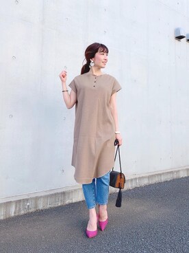 RINAさん(レディース・160cm)の春コーディネート