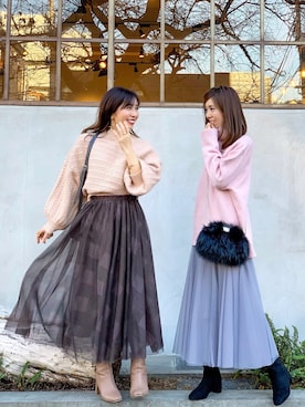 RINAさん（レディース・160cm）の冬コーディネート