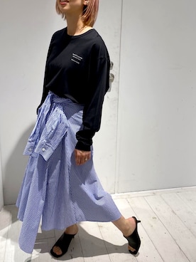 「ELIN（エリン）のアイテム」を使った、erina kudoさん（レディース・152cm）の春コーディネート