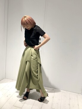 「ELIN（エリン）のアイテム」を使った、erina kudoさん（レディース・152cm）の春コーディネート