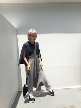 「UJOH（ウジョー）のアイテム」を使った、erina kudoさん（レディース・152cm）の夏コーディネート