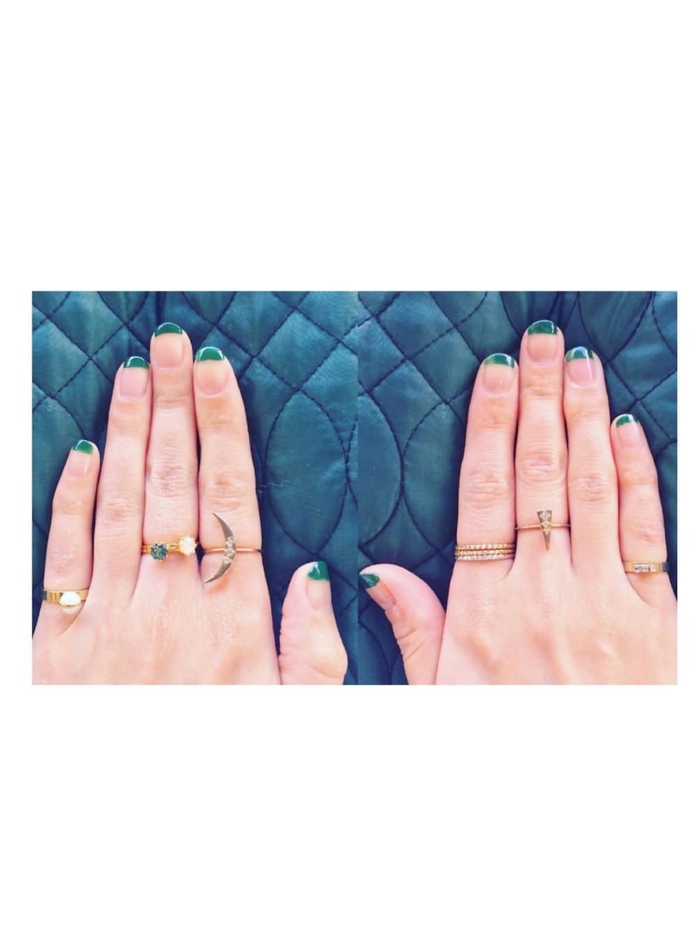 ゴールド系のリングを着用したレディースの夏コーディネートの1枚目の写真