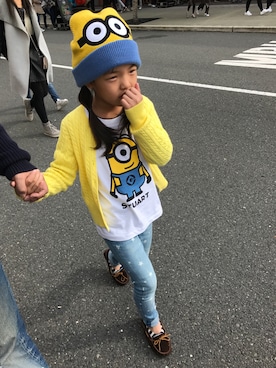 「ハロウィン」｜「アイテム（モカシン/デッキシューズ）」を使った、KOHa☆RUさん（キッズ・120cm）の秋コーディネート