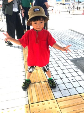 yu-さん（キッズ・90cm）の夏コーディネート