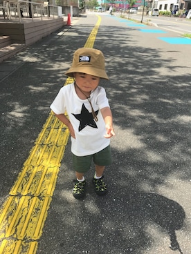 yu-さん（キッズ・90cm）の夏コーディネート