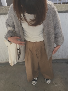 みどりさん（レディース・160cm）の冬コーディネート