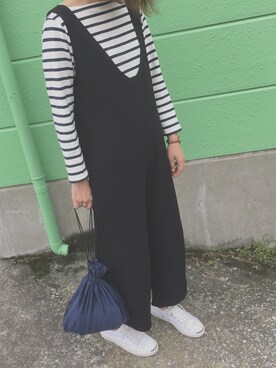 「CONVERSE（コンバース）のCONVERSE コンバース ジャック パーセル / JACK PURCEL（スニーカー）」を使った、みどりさん（レディース・160cm）の秋コーディネート