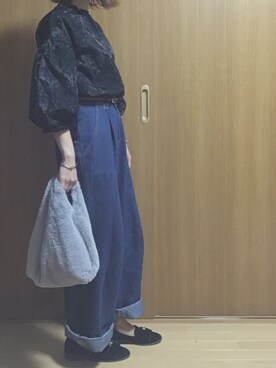 「MODE ROBE（モードローブ）のアイテム（ブレスレット）」を使った、みどりさん（レディース・160cm）の秋コーディネート