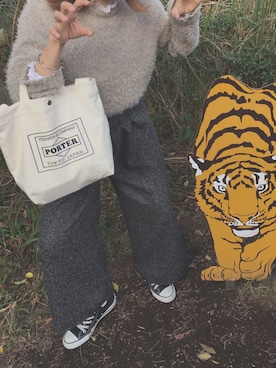 「MODE ROBE（モードローブ）のアイテム（ブレスレット）」を使った、みどりさん（レディース・160cm）の冬コーディネート