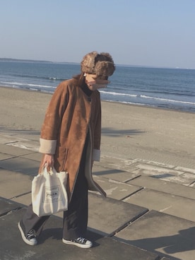 みどりさん（レディース・160cm）の冬コーディネート