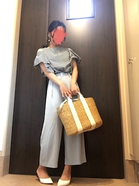 「DOLCEのアイテム」を使った、ぱゆさん（レディース・157cm）の夏コーディネート