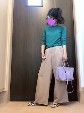 「DRWCYS（ドロシーズ）のアイテム（トップス）」を使った、ぱゆさん（レディース・157cm）の秋コーディネート