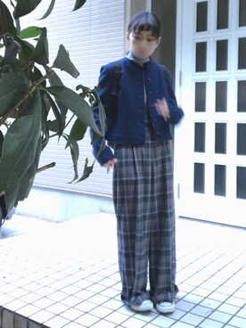 「CONVERSE（コンバース）のCONVERSE ALL STAR　ハイカットスニーカー（スニーカー）」を使った、uさん（レディース・152cm）の冬コーディネート