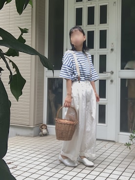 uさん（レディース・152cm）の夏コーディネート