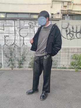atubouさん（メンズ・174cm）の冬コーディネート