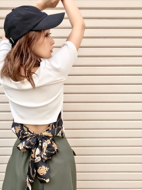 村崎英絵 むらさきはなえ Cecil Mcbeeのキャップを使ったコーディネート Wear