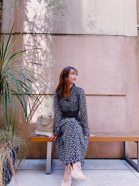 「CECIL McBEE（セシルマクビー）のアイテム（シューズ）」を使った、村崎英絵（むらさきはなえ）さん（レディース・146cm）の春コーディネート