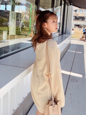 「CECIL McBEE（セシルマクビー）のアイテム」を使った、村崎英絵（むらさきはなえ）さん（レディース・146cm）の秋コーディネート