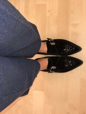 「Alexander McQueen（アレキサンダーマックイーン）のアイテム（その他シューズ）」を使った、Toriさん（レディース・170cm）の春コーディネート