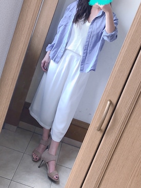 「VICKY（ビッキー）のアイテム（パンツ）」を使った、miiさん（レディース・169cm）の春コーディネート