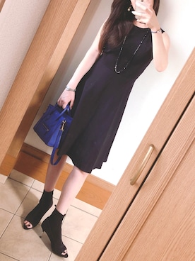 「VICKY（ビッキー）のアイテム（ワンピース/ドレス）」を使った、miiさん（レディース・170cm）の夏コーディネート
