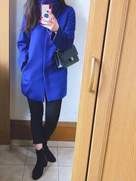 「VICKY（ビッキー）のアイテム（ジャケット/アウター）」を使った、miiさん（レディース・169cm）の秋コーディネート