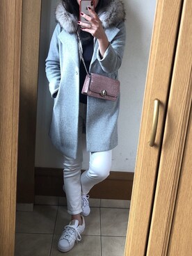 「VICKY（ビッキー）のアイテム（ジャケット/アウター）」を使った、miiさん（レディース・169cm）の秋コーディネート