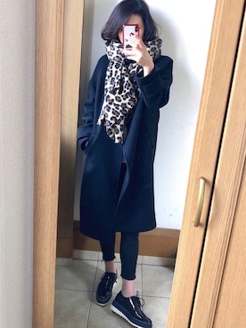 「着まわしコーデ」｜「アイテム（ジャケット/アウター）」を使った、miiさん（レディース・169cm）の秋コーディネート