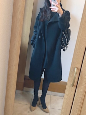 「Marc by Marc Jacobs（マークバイマークジェイコブス）のアイテム（アナログ腕時計）」を使った、miiさん（レディース・169cm）の冬コーディネート