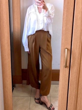 「着まわしコーデ」｜「アイテム（その他）」を使った、miiさん（レディース・169cm）の春コーディネート