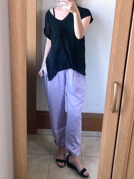 「VICKY（ビッキー）のアイテム（トップス）」を使った、miiさん（レディース・169cm）の春コーディネート