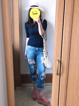 「regleam（リグリーム	）のアイテム」を使った、miiさん（レディース・169cm）の夏コーディネート