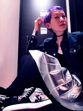 「rag & bone（ラグアンドボーン）のアイテム（ジャケット/アウター）」を使った、Lauraさん（レディース・156cm）の春コーディネート