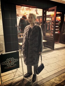 「アウターフェス2017」｜Lauraさん（レディース・155cm）の冬コーディネート