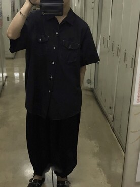 「SASQUATCHfabrix.（サスクワァッチファブリックス）のアイテム」を使った、k@zuさん（メンズ・178cm）の夏コーディネート