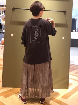 「RAY CASSIN（レイカズン）のアイテム（トップス）」を使った、koyaichanさん（レディース・153cm）の夏コーディネート