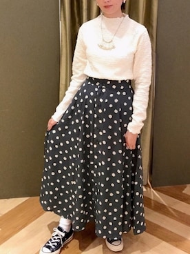 「Sugar spoon（シュガースプーン）のアイテム」を使った、koyaichanさん（レディース・153cm）の夏コーディネート