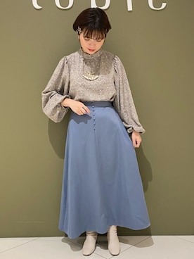 「ボリュームスリーブ」｜koyaichanさん（レディース・153cm）の冬コーディネート
