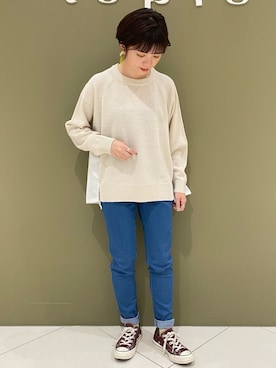 「ドッキング」｜「アイテム（その他）」を使った、koyaichanさん（レディース・153cm）の冬コーディネート