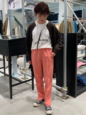 「BLACK SCORE（ブラックスコア）のアイテム」を使った、koyaichanさん（レディース・153cm）の春コーディネート