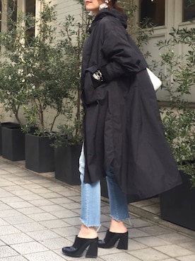 「ドラフトリーバイス」｜「アイテム（サンダル）」を使った、hoshi_romiさん（レディース・165cm）の冬コーディネート